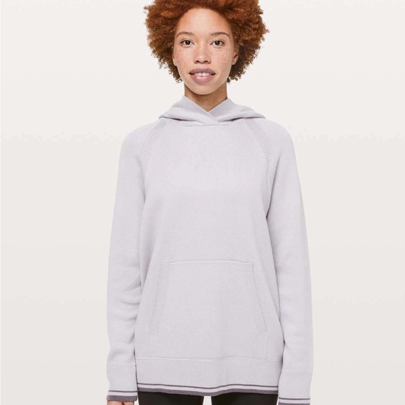 Lululemon Womens Soothe Away Hoodie Sweater Stargaze / Graphite Purple Size 8 - Picture 7 of 8